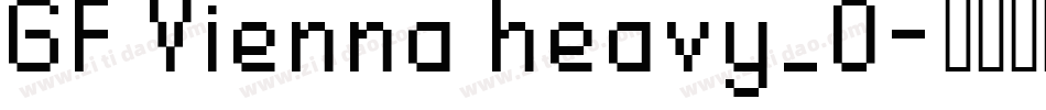GF Vienna heavy_0字体转换